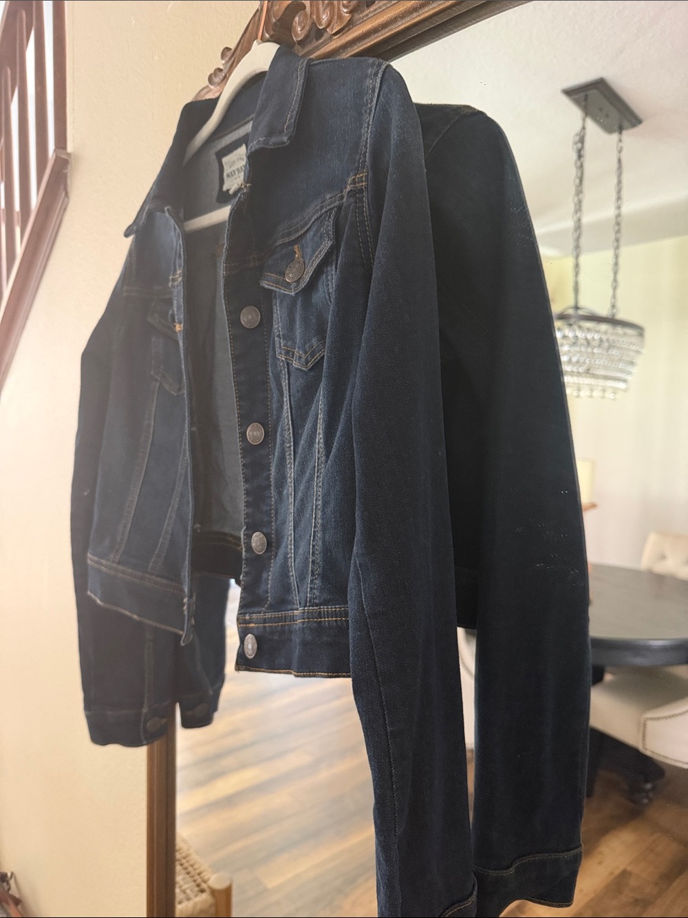 Wax Jean Dark Indigo Denim Jacket for Women